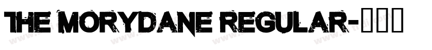 The Morydane Regular字体转换